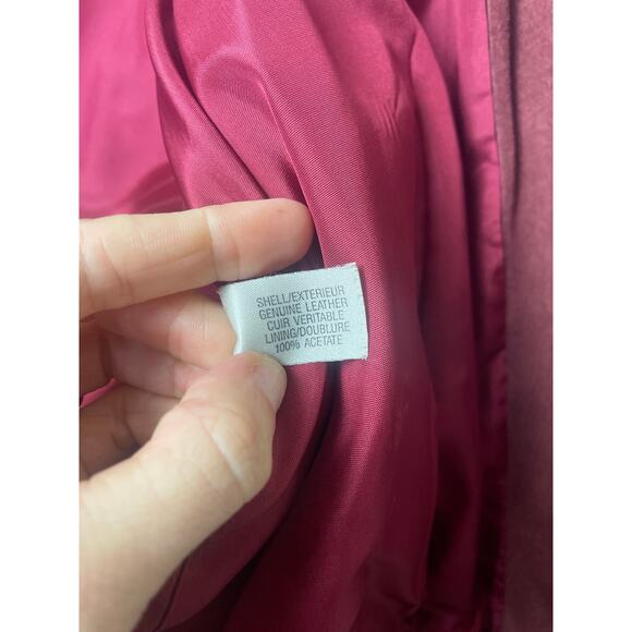 Vintage Cosa Nova Western Women’s Jacket Long Fringe Size Medium Rust Orange Red - Picture 9 of 16